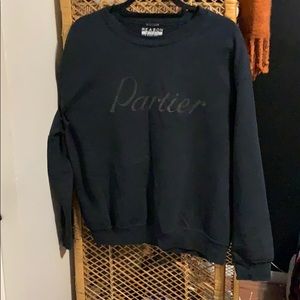 Urban outfitters, M faded black crew neck sweater